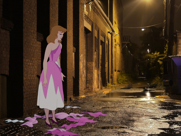 Disturbing illustrations show the real life ending of Disney characters