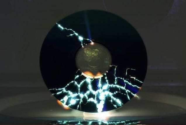 The Beauty of a Microwaved CD