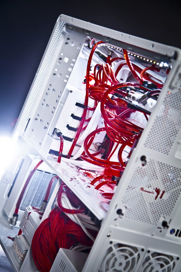 Oh God, This PC Casemod is Bleeding to Death