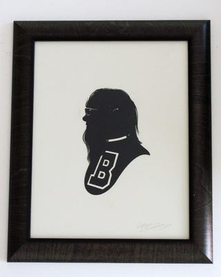 Victorian paper silhouettes of famous (and infamous) scifi characters