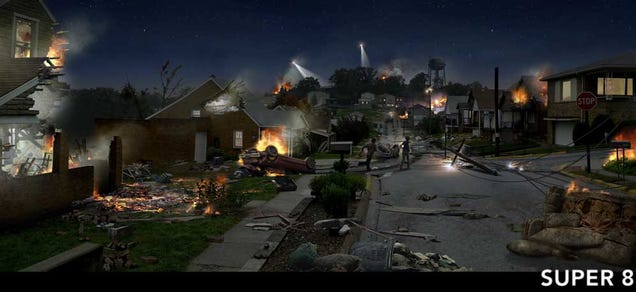 An astounding collection of Super 8 concept art for the Spielberg fetishist