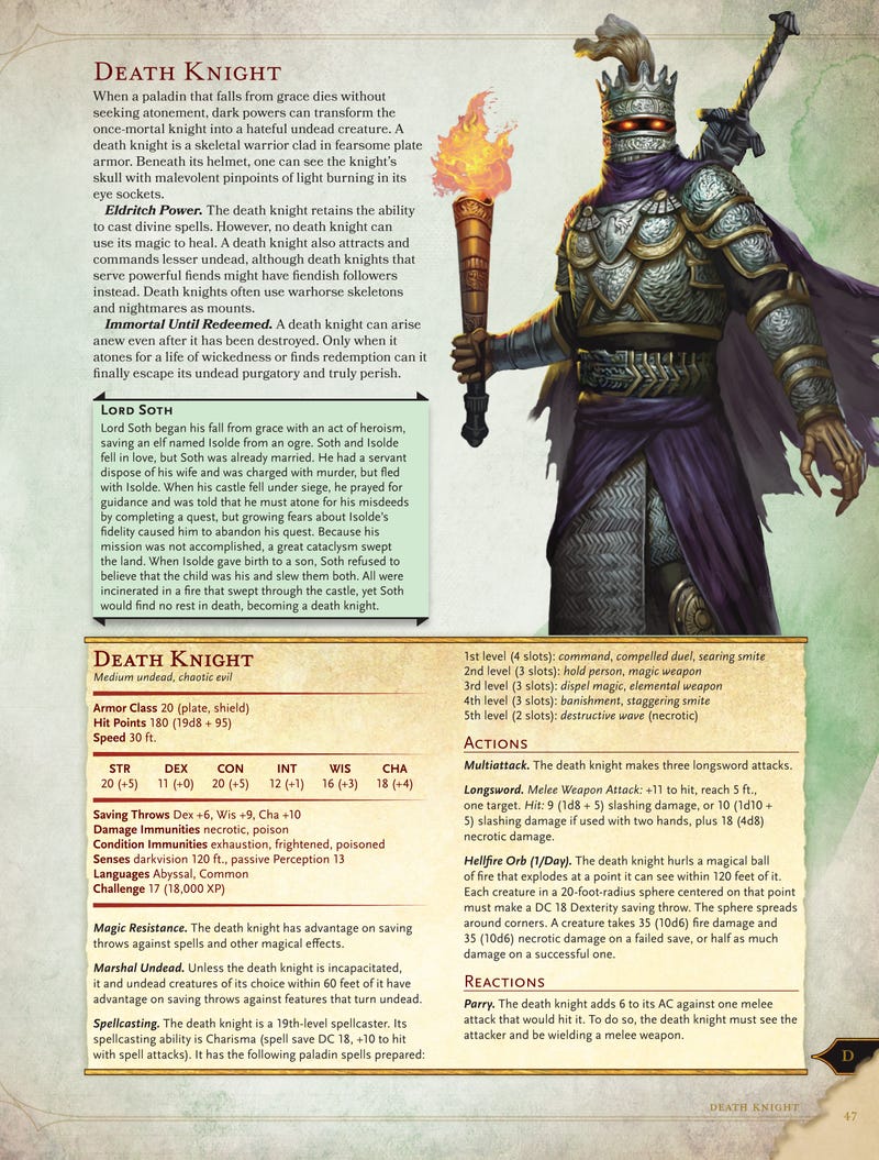 dnd monster manual 5e