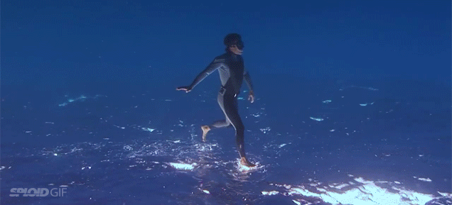I can't believe this underwater film was made without special effects