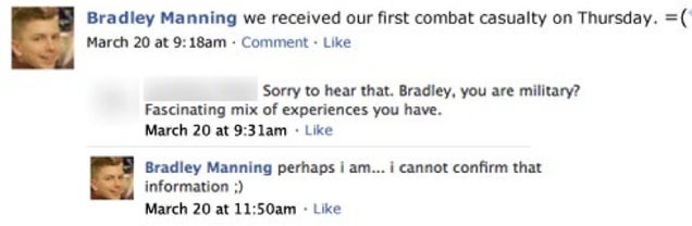 Bradley Manning's Lost Facebook Page