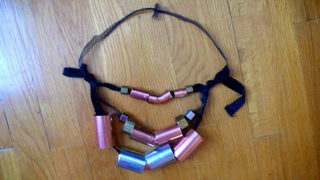 How To Make A Necklace Out Of Things You Can Find At The Hardware Store