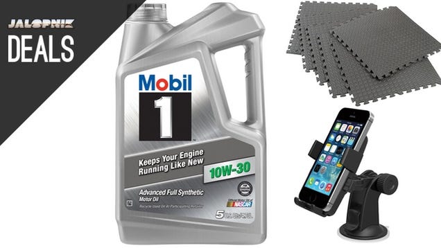 Save Big on Motor Oil, $2 Grocery Hooks, Foam Floor Tiles [Deals]