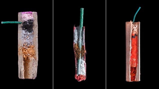 Cross-Sections of Fireworks Show the Part of the Boom You Never See
