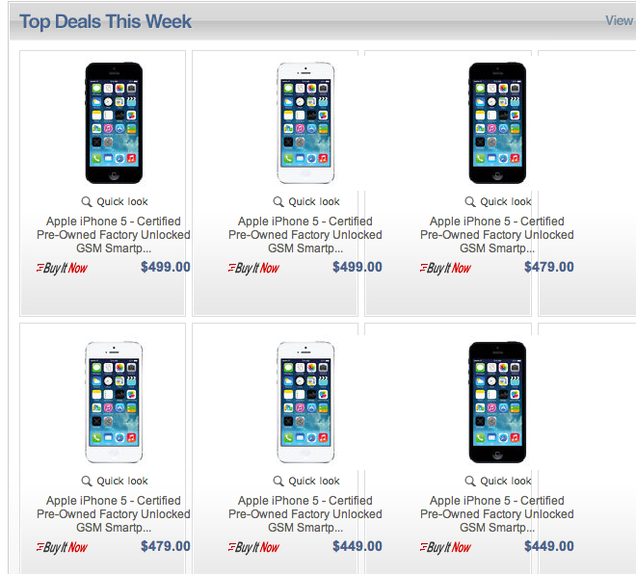 Apple's Secret Ebay Store Is Back With Cheap Refurbished iPhones