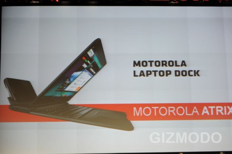 Motorola's Atrix Android Phone: Twin CPU Cores And a Laptop Dock!