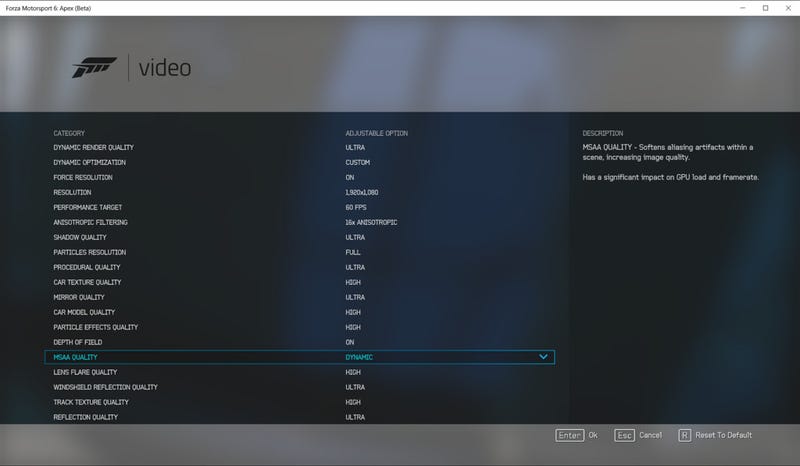 Forza Motorsport PC Has A Really Smart Way Of Keeping Your Frame Rate Constant