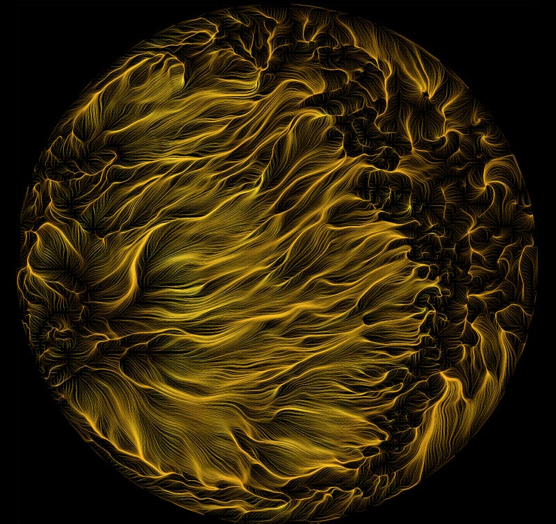 Turbulent Liquid Mercury Creates Stunning Scientific Art