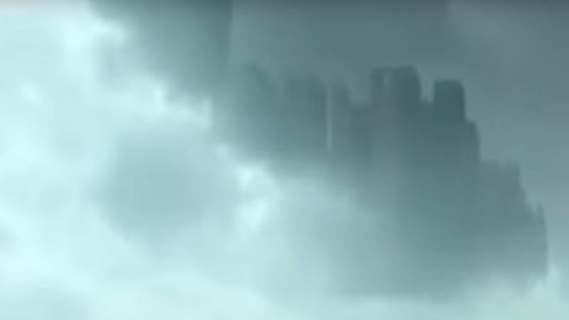 Freaky Illusion Gives the Impression of a Floating City in the Clouds