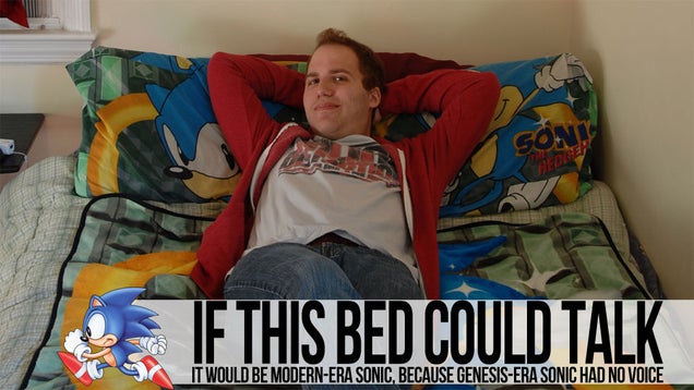 How I Achieved Greatness on a Sonic the Hedgehog-Themed Bed