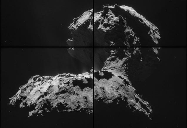 El cometa 67P, detallado en nuevas fotografías en alta resolución