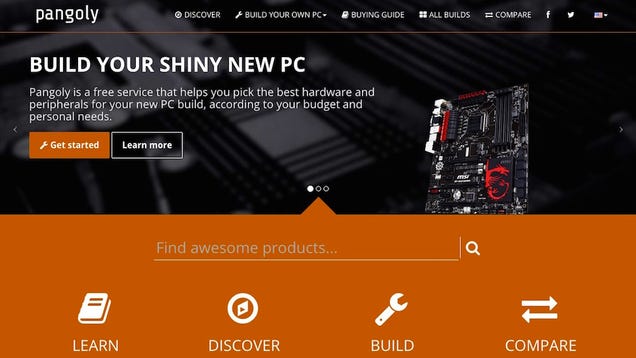 Pangoly Helps You Research and Find Deals Before You Build a PC