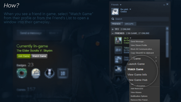 You Can Now Livestream Games On Steam