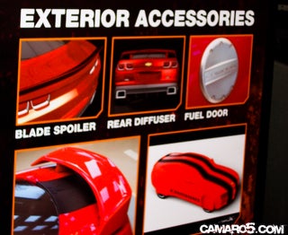 Official Accessories For New Camaro To Include Big Wing, Ground Effects