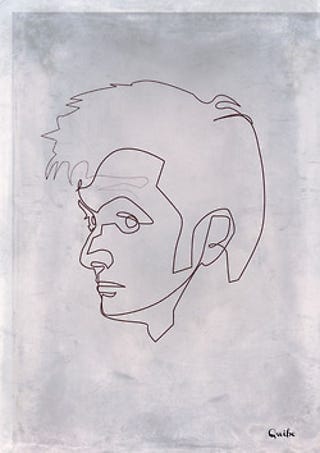 These one line sci-fi portraits are simply stunning