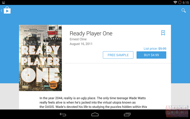 What Google Play Looks Like When Material Design Leaks In