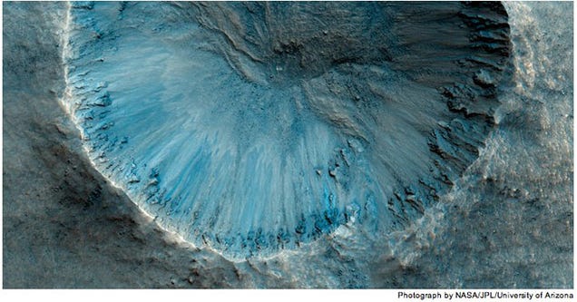 The Texture of Martian Geography