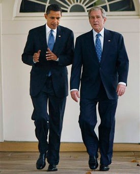 Dear Obama: You Can Be Nice To Bush Without Agreeing To Do Stuff For Him
