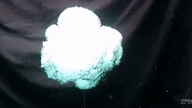 bubble explode animation