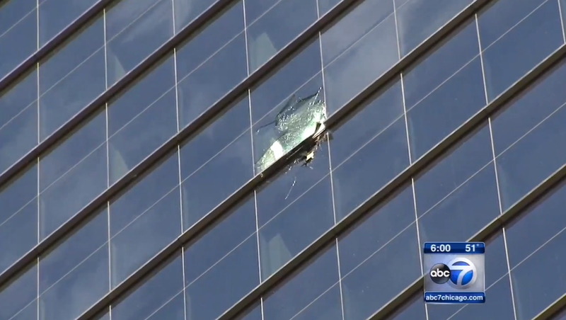 Chicago Skyscrapers 'Raining Glass' After Scary High Winds