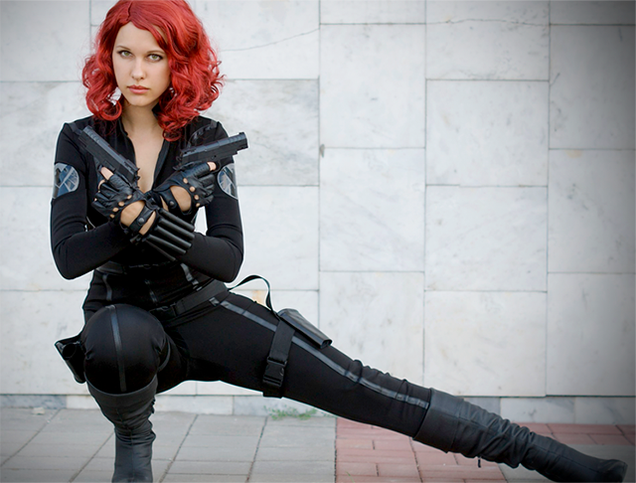 Two Mirandas, Catwoman and a Black Widow Walk Into a Bar...