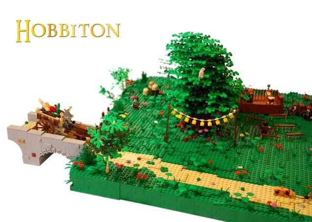 Enormous LEGO Hobbiton Model Goes Ever On And On...