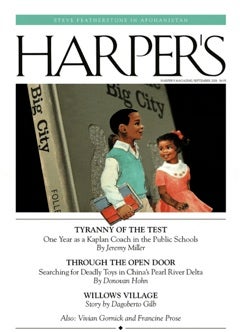 Harper's Doesn't Want To Grow Up