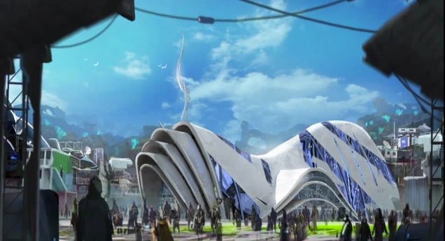 Concept art from Syfy's Space Western Defiance shows off future St. Louis