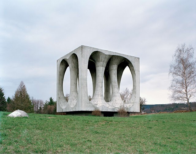 Old Yugoslavian monuments look like TIE Fighters and scifi fortresses