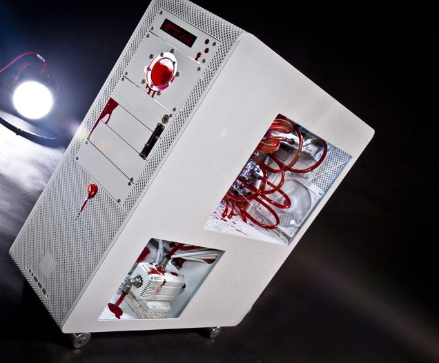 Oh God, This PC Casemod is Bleeding to Death