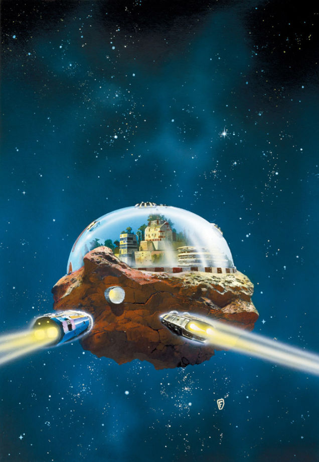 The psychedelic realism of Chris Foss' alternate worlds