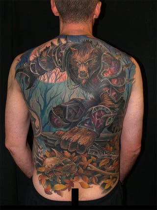 A Man's Flesh, Covered in Badass World of Warcraft Imagery