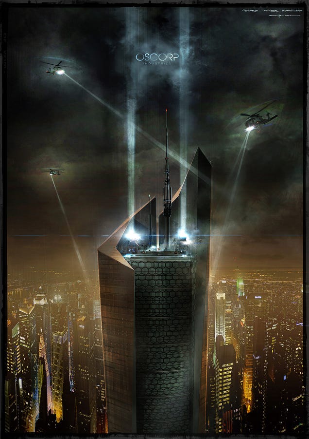 Brand new Amazing Spider-Man concept art takes you deep inside OsCorp!