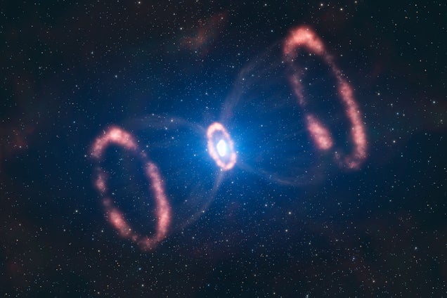 Behold the Majesty of a Supernova&#39;s Triple Halo Explosion