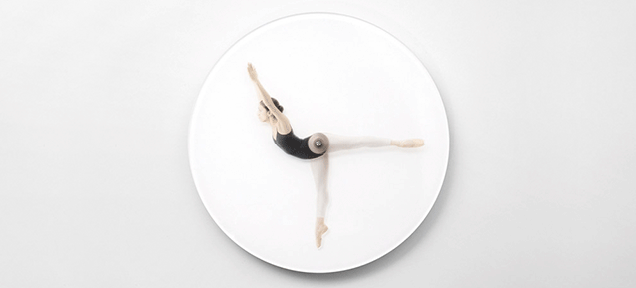 The Hours Gracefully (and Vaguely) Tick By On This Ballet Clock