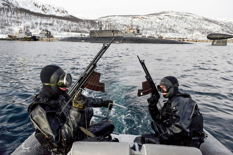 These Pictures Of Russian Frogmen In Action Are Straight Out Of An '80s Chuck Norris Movie