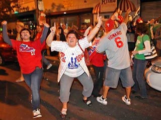 Overexcited Phils Fan Creates Grammatically Challenged Rally Cry