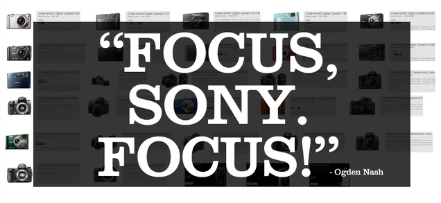 Infographic: Sony's Overwhelming Gadget Line-Up