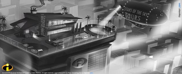 Gorgeous fan-made Incredibles 2 concept art makes us wish this was a real movie