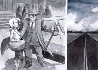 Concept art from the Sandman movie that never was