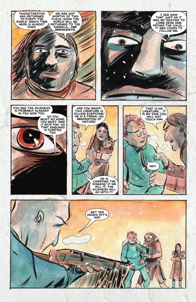 Read an exclusive sneak peek of Vertigo's post-apocalyptic manimal comic, Sweet Tooth!