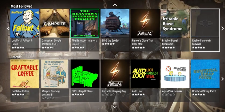 Τα νεα της κονσολας: Fallout 4 απελευθέρωση Mods Console στους