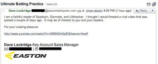 Okay Easton PR Guy, You Win