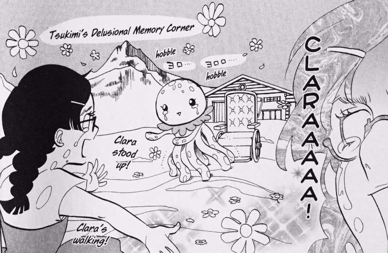 comic panel from Princess Jellyfish with person and jellyfish characters