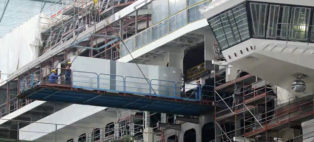 Cruise Ship Cabins Are Built on an Assembly Line Just Like Cars
