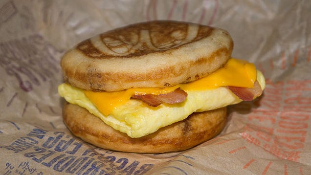 The Snacktaku Slider: Bacon, Egg and Cheese McGriddle
