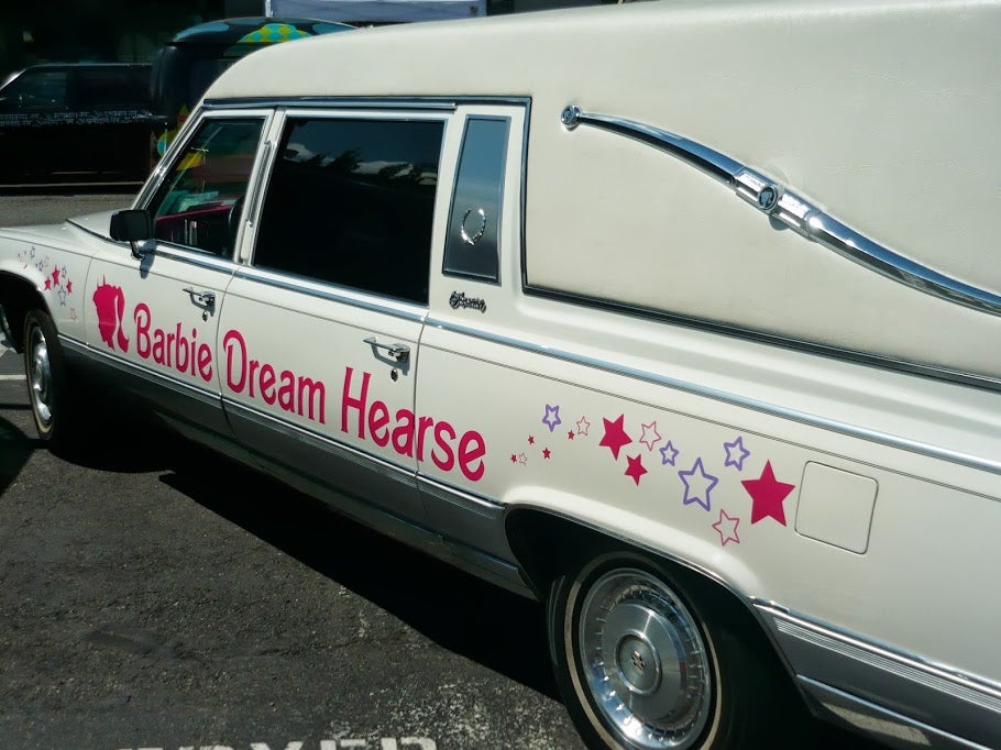 Barbie's Dream Hearse Available To Rent For Barbie's Funeral